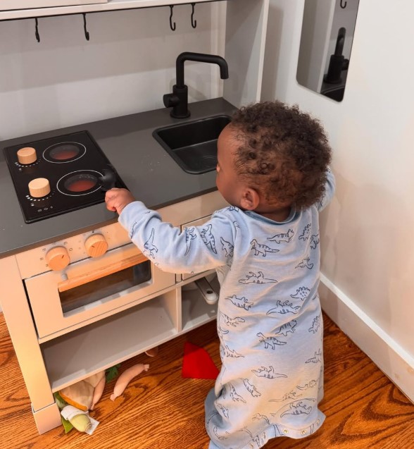 Little chefs cooking at Little Creators Daycare in the Bronx