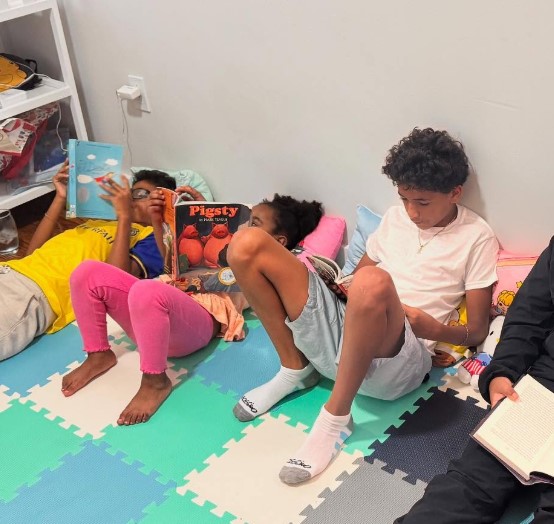 Story circle at Little Creators Daycare