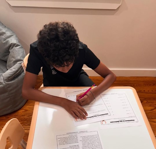 Homework help at Little Creators Daycare in the Bronx